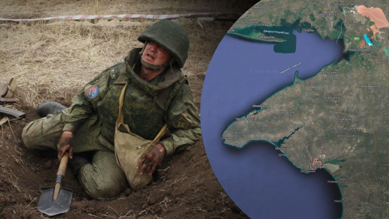 Graben ausheben und Schutzräume ausstatten – Selenskyj sprach über die Panik der Russen auf der Krim