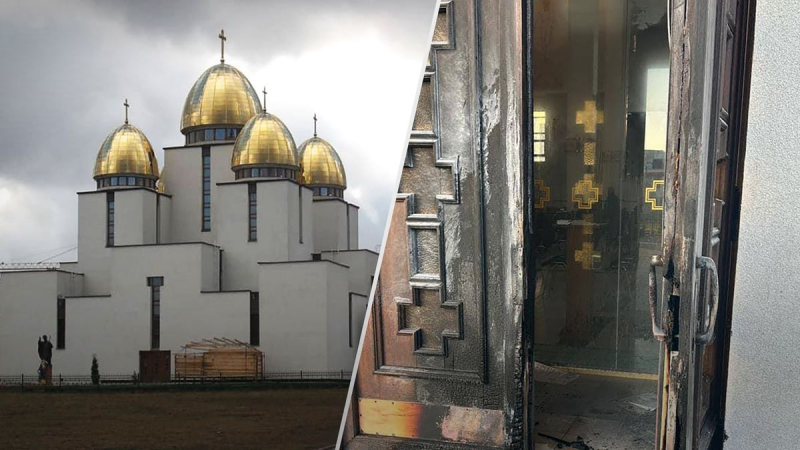 Nur der schlimmste Feind konnte es begangen haben, – OVA reagierte auf den Brand einer Kirche in Lemberg