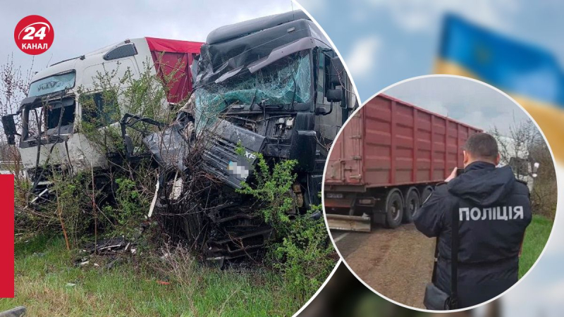 Drei Lastwagen sind in der Region Odessa nicht aneinander vorbeigefahren: Ein Baby war unter den Verletzten