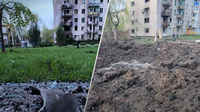 Besatzer haben Slawjansk mit einem Schwarm Märtyrer und S-300 angegriffen: Es gibt viel Zerstörung in der Stadt