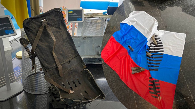 Hubschrauber- und Streumunitionswrack: Beweise für russische Kriegsverbrechen nach Brüssel gebracht