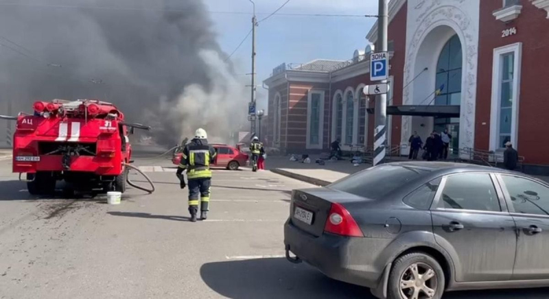 Und dann die schrecklichen – Erinnerungen des Retters an den Streik am Bahnhof Kramatorsk