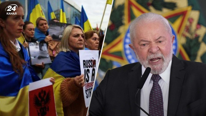 Ich wollte die Krim an Russland abgeben: Ukrainer protestierten in Lissabon wegen des Besuchs des Präsidenten von Brasilien