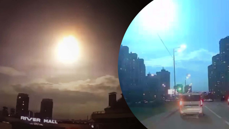Was dachten die Menschen in Kiew, als sie abends einen hellen Blitz am Himmel bemerkten 