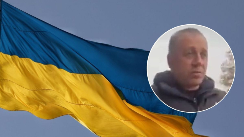 In der Region Mykolajiw sorgte ein Mann für einen Skandal wegen der ukrainischen Flagge im Laden