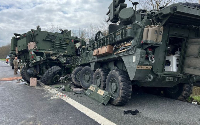 US-Panzerfahrzeuge verursachten schweren Unfall in Deutschland: Es gibt Opfer (Foto)