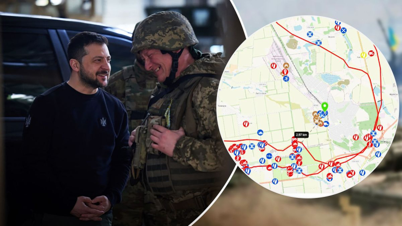 Zelensky in Avdiivka war nur 4 Kilometer von der Frontlinie entfernt, – OSINT-Analysten