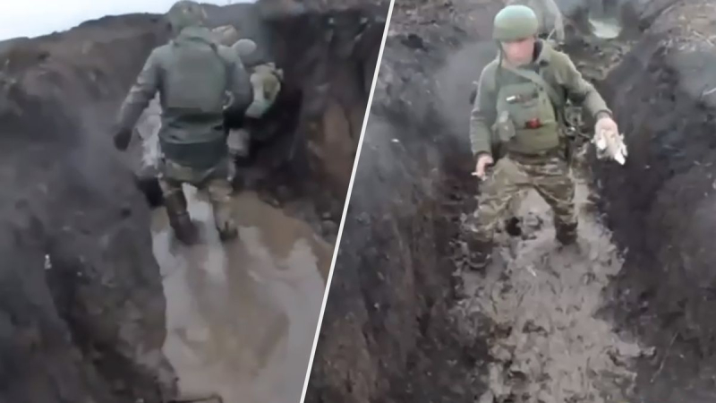 Ukrainisches Militär zeigte an der Front, wie Regen ist: mutige Schüsse