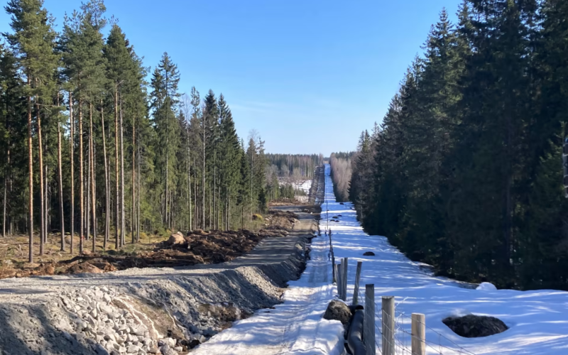 Finnland hat es vorgemacht von Russland eingezäunt (Foto)