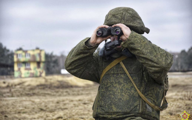 Belarus bemerkte einen Zug mit ausgelagerter militärischer Ausrüstung