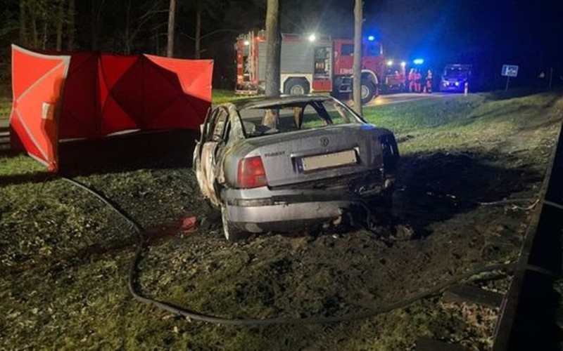 In Polen wurden zwei Menschen in einem Auto lebendig verbrannt: Details der Tragödie
