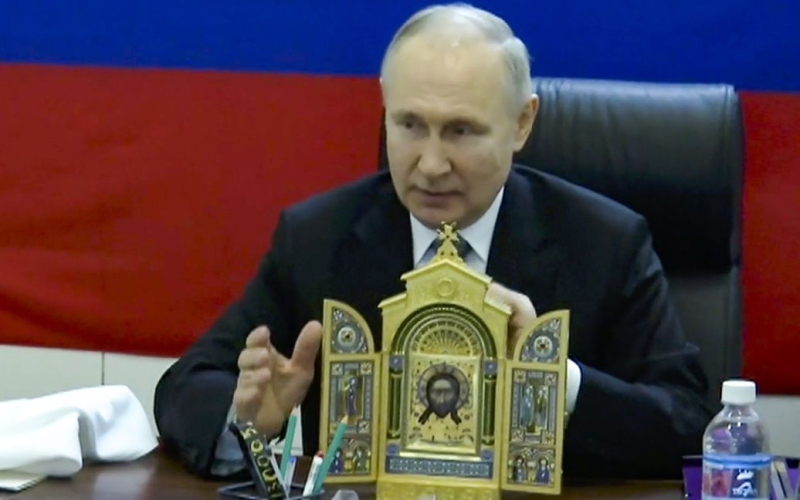 Putins Besuche in der Ukraine: In Russland erfanden sie eine Legende über die 