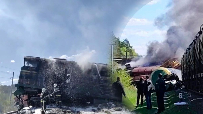 Explosion auf Eisenbahn im Gebiet Brjansk: Russen klagen über Schäden, 