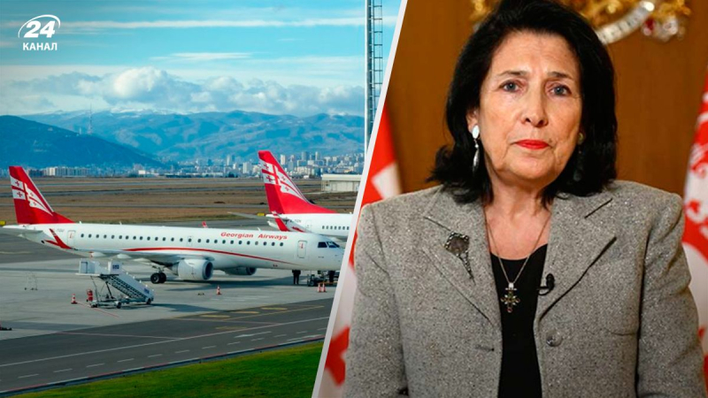 Georgian Airways fliegt nach Russland und erklärt den georgischen Präsidenten zur unerwünscht