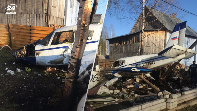 Flugzeugabsturz wird zur Routine: In Russland stürzte ein Kleinflugzeug neben einem Wohngebäude ab