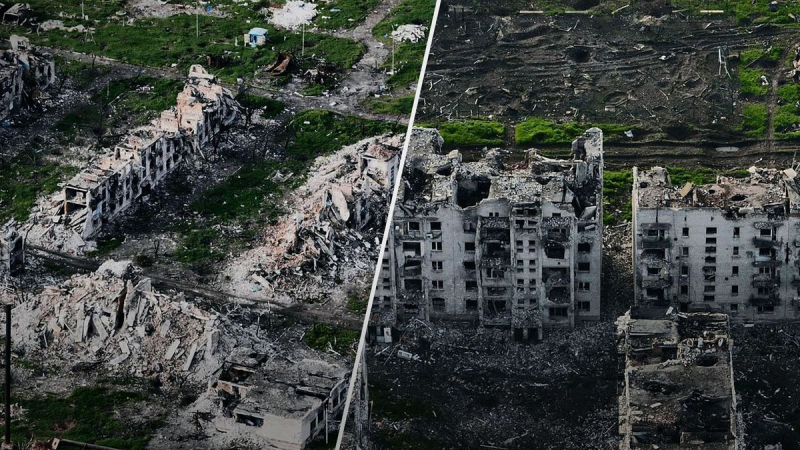 Die Stadt existiert nicht mehr: Fotografen zeigten postapokalyptisches Filmmaterial aus Maryinka