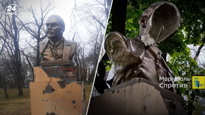 Lenin, von den Russen zurückgekehrt, hielt sich in Mariupol nicht lange durch