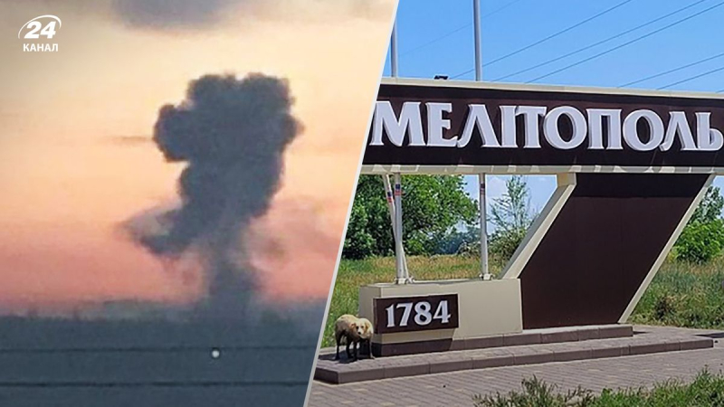 In Melitopol gab es eine gewaltige Explosion, in vielen Häusern fiel der Strom aus