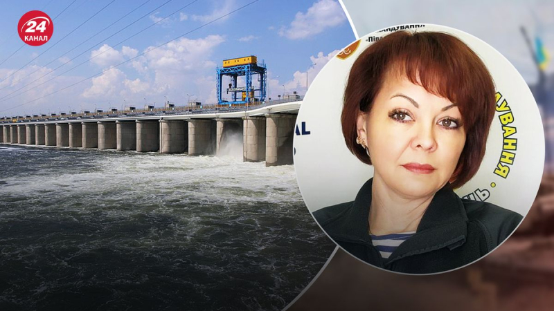 Sie haben sich eine Falle gestellt – Gumenjuk wegen russischer Sabotage am Kachowka-Stausee