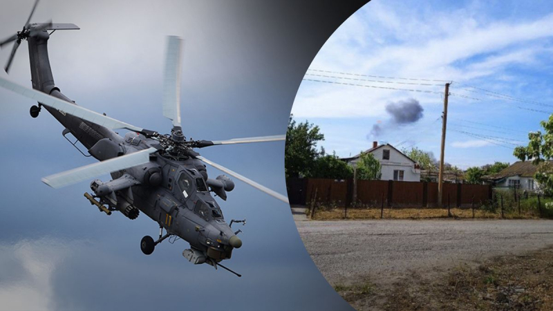 Ein russischer Militärhubschrauber stürzte auf der Krim in der Nähe von Dschankoi ab: Die Besatzung zerstörte sich selbst