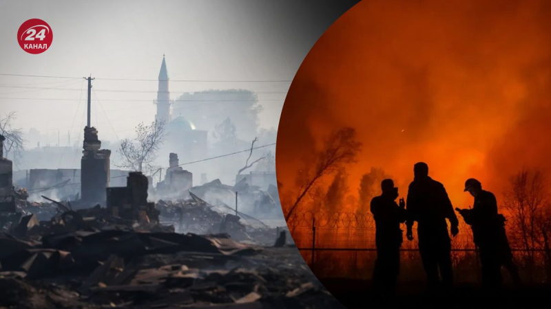 Allein in drei Regionen brannten mehr als 6.000 Gebäude nieder: In Russland ist Feuersaison