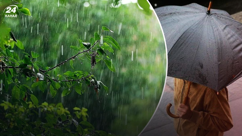 Fast die gesamte Ukraine wird von mäßigen Regenfällen mit einem Gewitter bedeckt sein: wann und wo es Niederschläge geben wird Anstieg