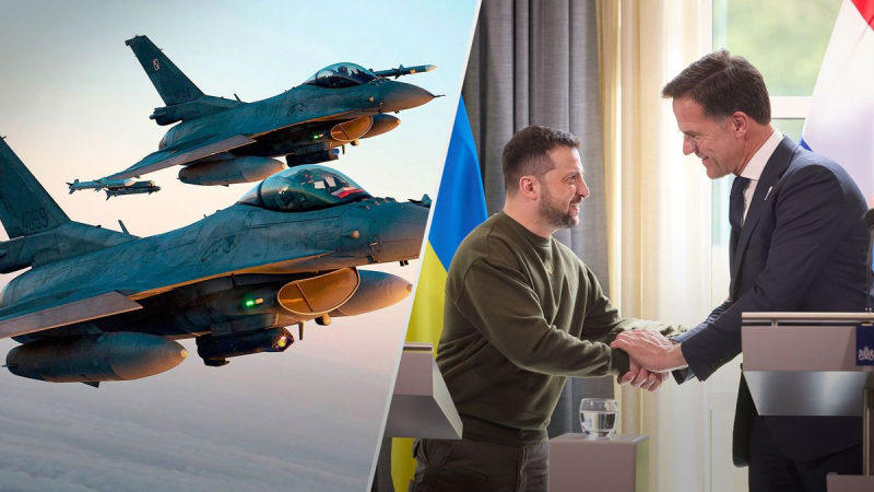 Schwieriges Thema, aber kein Tabu: Zelensky und Rutte über den Transfer von F-16-Flugzeugen in die Ukraine