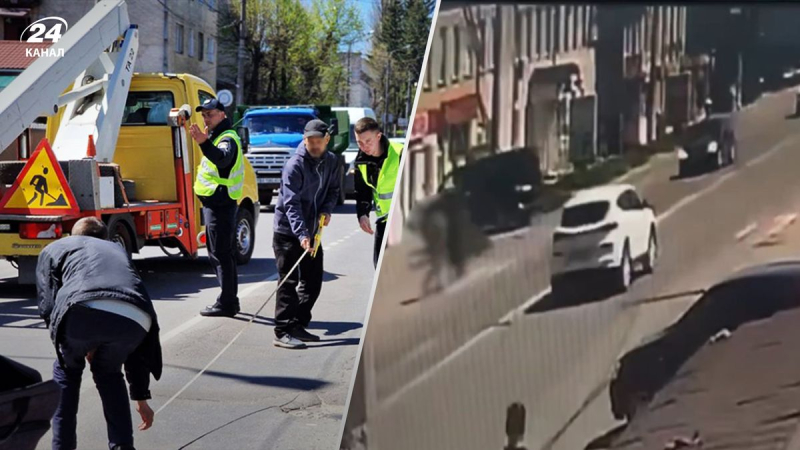 Militärschlag in Chmelnyzkyj: Unfall auf Video festgehalten