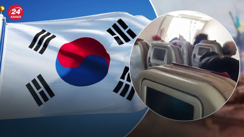 In Südkorea öffnete ein Passagier in der Luft die Tür des Flugzeugs, es gibt Verletzte : Video des Vorfalls