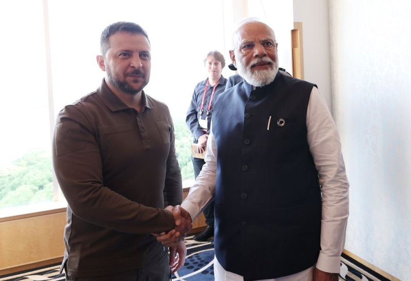 Zelensky und der indische Premierminister Narenda Modi trafen sich zum ersten Mal seit Beginn des Jahres in Hiroshima Krieg