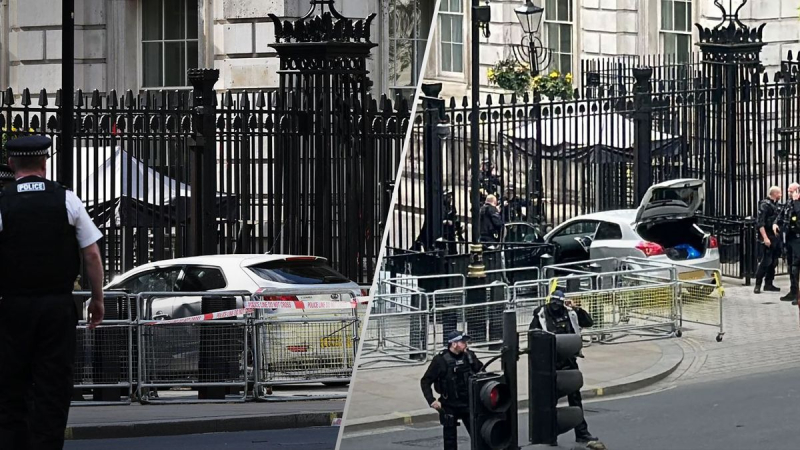 Ein Auto fuhr in den Zaun der Residenz des britischen Premierministers: Gibt es Anzeichen dafür? ein Terroranschlag“ /></p>
<p _ngcontent-sc99=