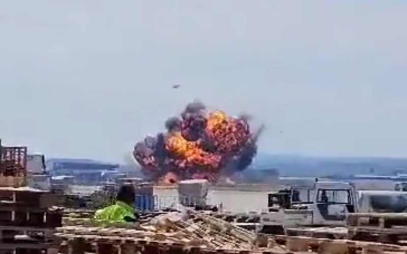 F-18-Kampfflugzeug stürzte während eines Demonstrationsfluges in Spanien ab: Video