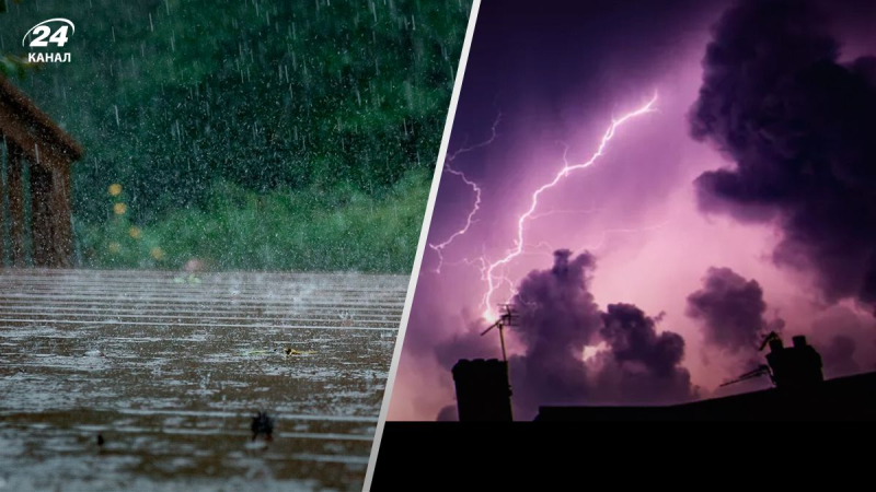 Gewitter und Kälteeinbrüche kommen wieder in die Ukraine: In den meisten Regionen wird es regnen