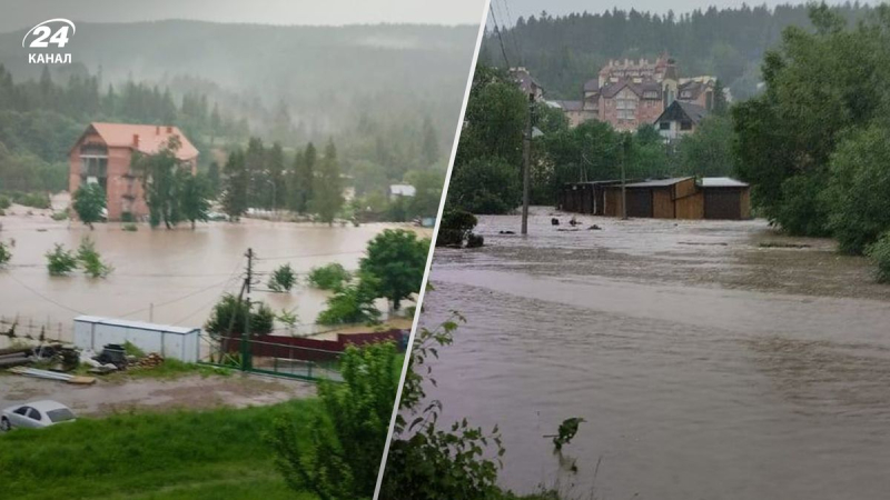 Haushalte wurden in der Region Lemberg überschwemmt: Fotos von den Folgen des schlechten Wetters wurden online gezeigt 