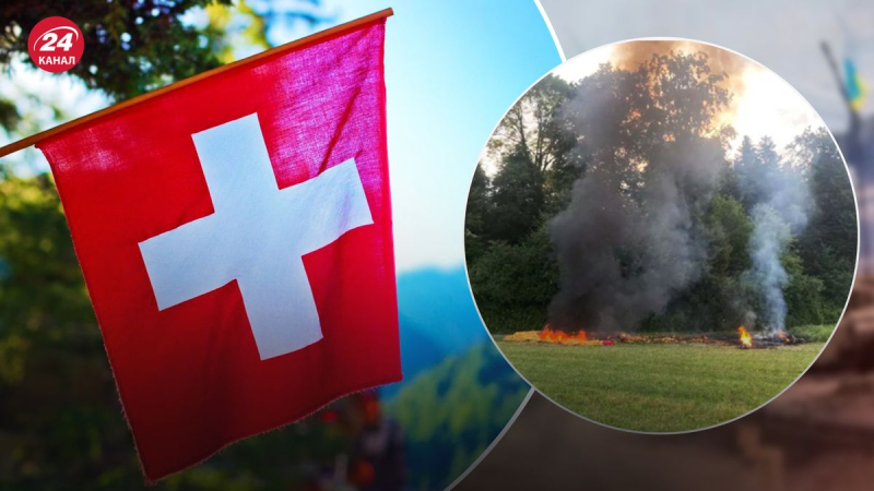 Heißluftballon in der Schweiz in Brand geraten: sieben Menschen verletzt