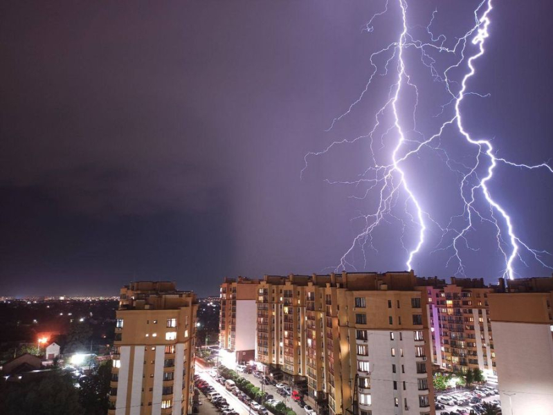 Heftiges Unwetter wird Kiew und die Region heimsuchen: Gewitterwarnung