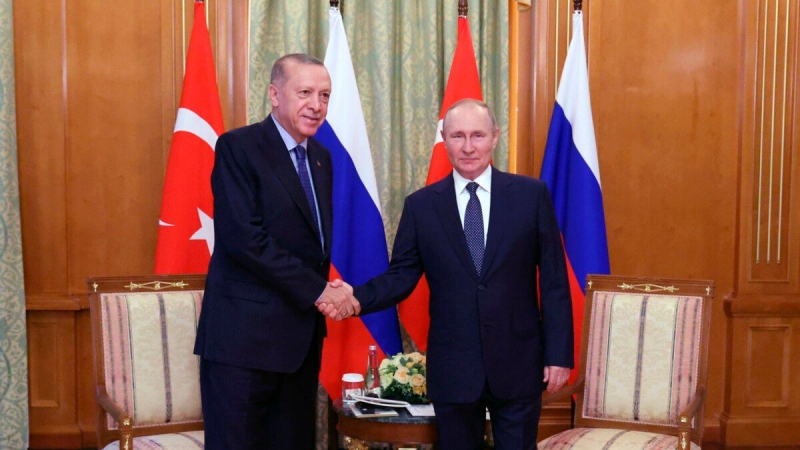 Unmittelbar nach dem Gespräch mit Selenskyj: Erdogan sprach mit Putin über das WKW Kachowskaja