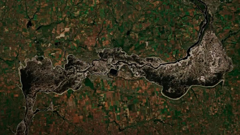Der Kachowka-Stausee existiert nicht mehr: Satellitenbilder sind schockierend