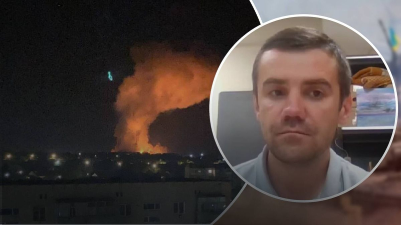 Maximal "keine Panik": Was in der Nacht in Berdjansk brannte "klatschen" 