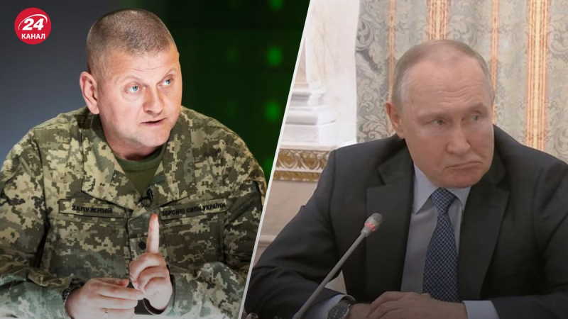 Erschüttert vor der Macht der Streitkräfte der Ukraine: Zaluzhny ist zu Putins größter Angst geworden