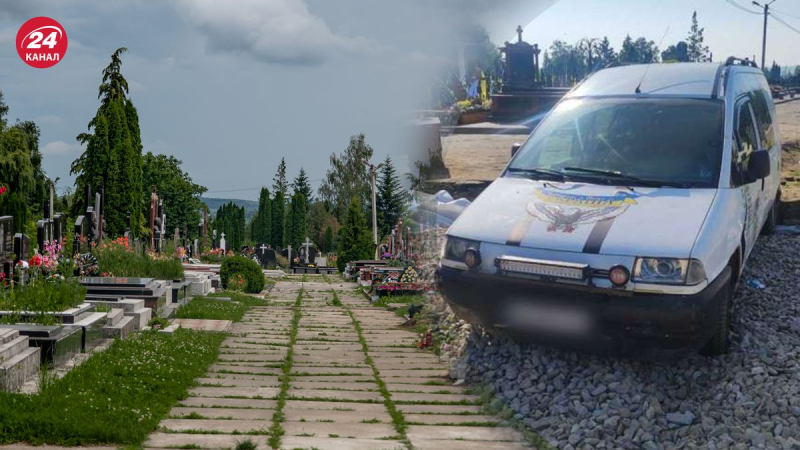 Die Fasten und Wütenden auf dem Friedhof: In Czernowitz rammte ein betrunkener Autofahrer das Tor und zwischen den Gräbern gerollt