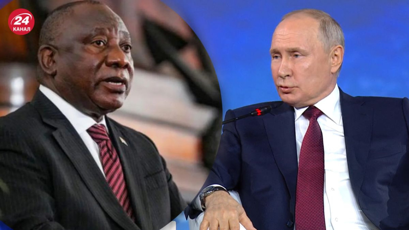 Er liegt dreist ins Auge: Putin, bei einem Treffen mit einer Delegation aus Afrika, gefunden extreme Probleme mit der Körnung