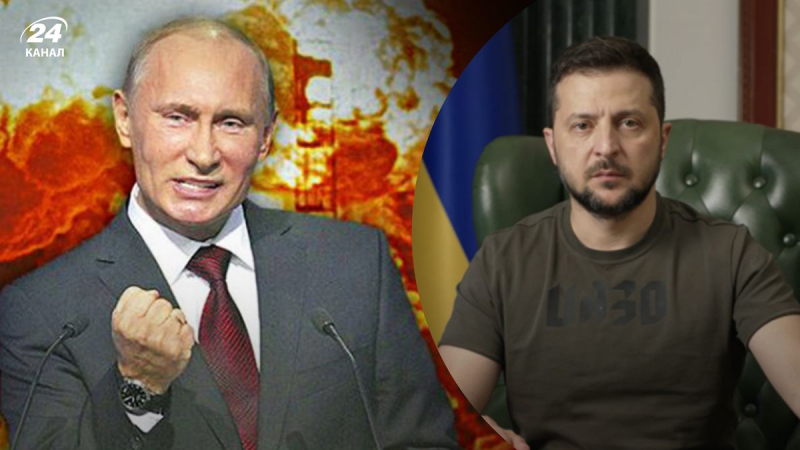 Ein Mann ohne Bezug zur Realität – Selenskyj schlug vor, ob Putin Atomwaffen einsetzen könnte“/></p><source _ngcontent-sc92=