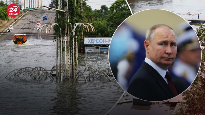 Putin präsentierte sich als „Übermensch“, politischer Stratege über die kriminelle Ordnung in die Luft das Wasserkraftwerk aufbauen