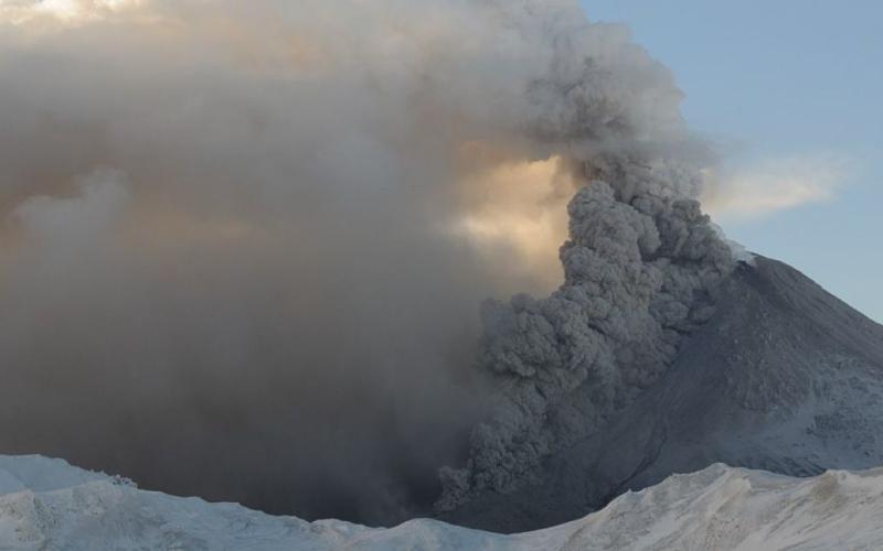 Vulkan in Russland ausgebrochen