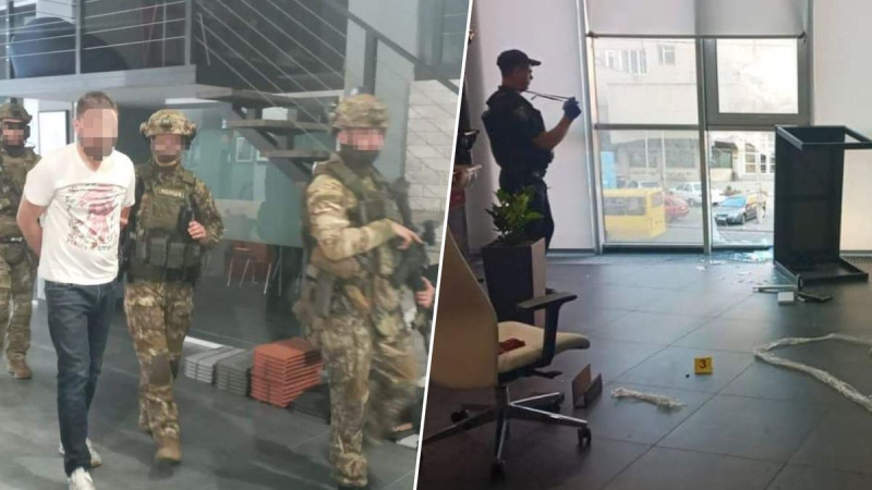 Ein Mann eröffnete das Feuer im Büro im Zentrum von Kiew: Die Polizei musste ausführen eine spezielle Operation