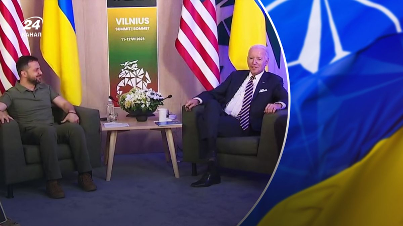 In 1 Stunde und 20 Minuten beantwortete Biden die Frage nach der Geschwindigkeit des Beitritts der Ukraine zur NATO