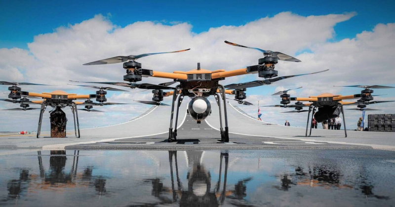  Evakuierung aus dem Frontlinie auf einer Drohne: Was ist über britische Malloy-Drohnen und ihre technischen Eigenschaften bekannt? /></p>
<p id=
