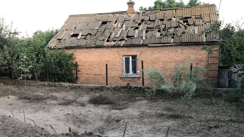 Die Russen feuerten abends Artillerie auf Nikopol ab und nachts gibt es Verwundete