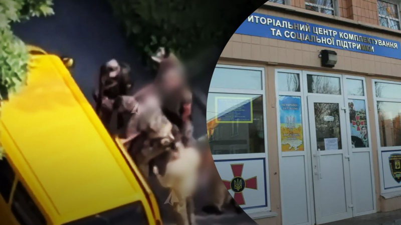 Militärs verprügelten einen Mann in Odessa: Das regionale Einkaufszentrum erklärte, warum das passierte